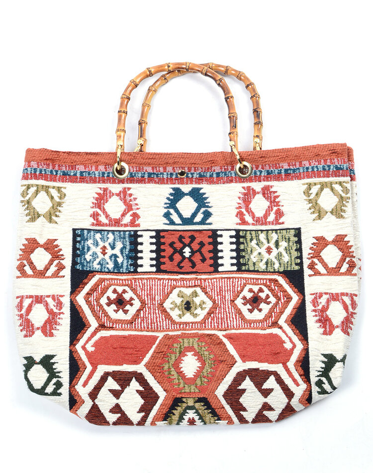Teppich-Shopper Bambus