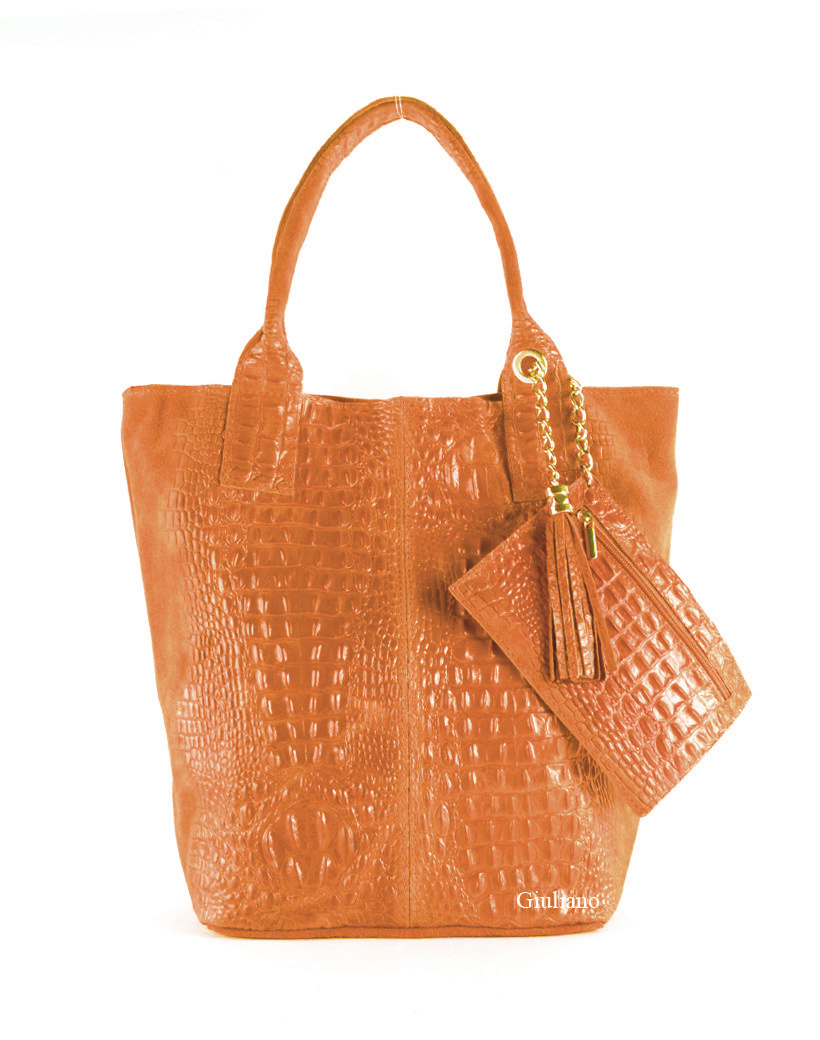 Suede kroko shopper | 5525490, foto 5 van 6