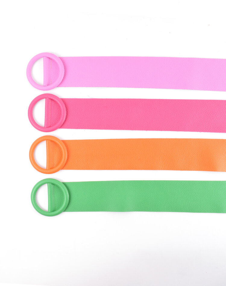 Leather belt 800045 Round