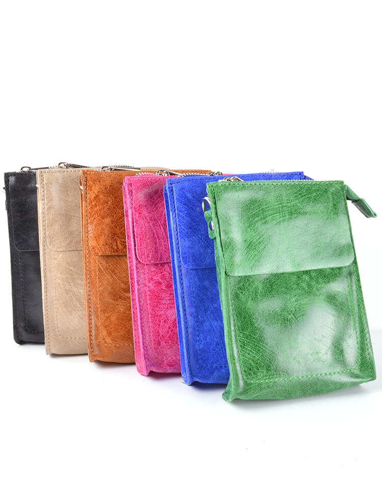 Leahter shoulderbag  | Vintage look