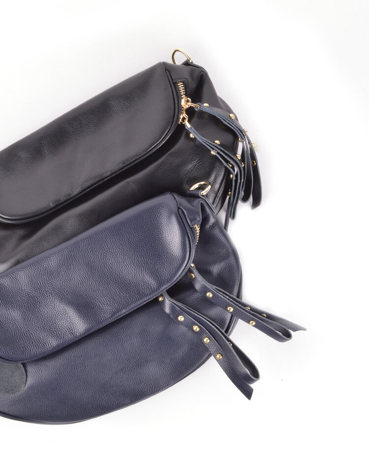 Leder-Schultertasche