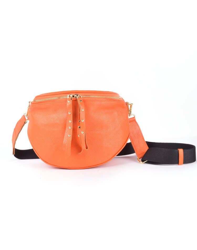 Leder-Schultertasche