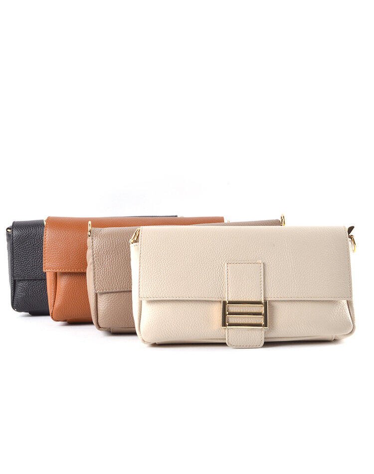 Lederen schoudertas | 900156