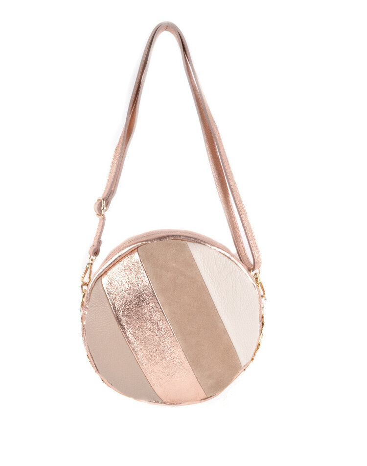 Rainbow Metallic Schoudertas - Rond