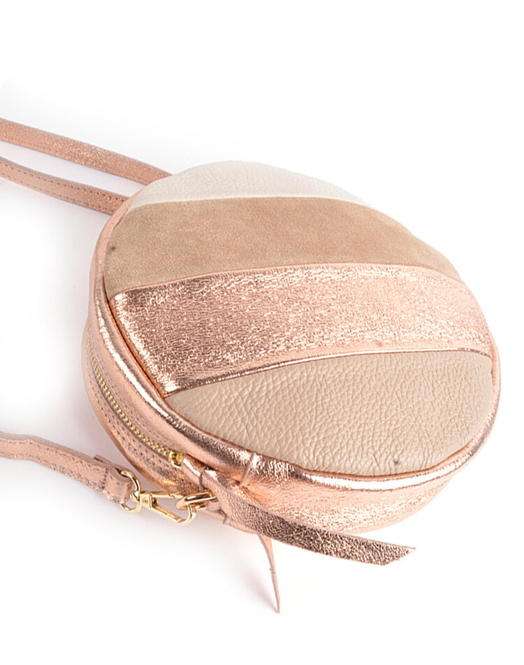 Rainbow Metallic Schoudertas - Rond