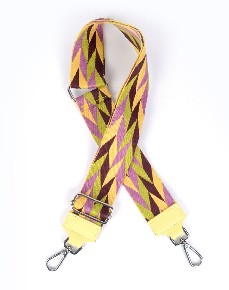 Lederen schouderband Abstract