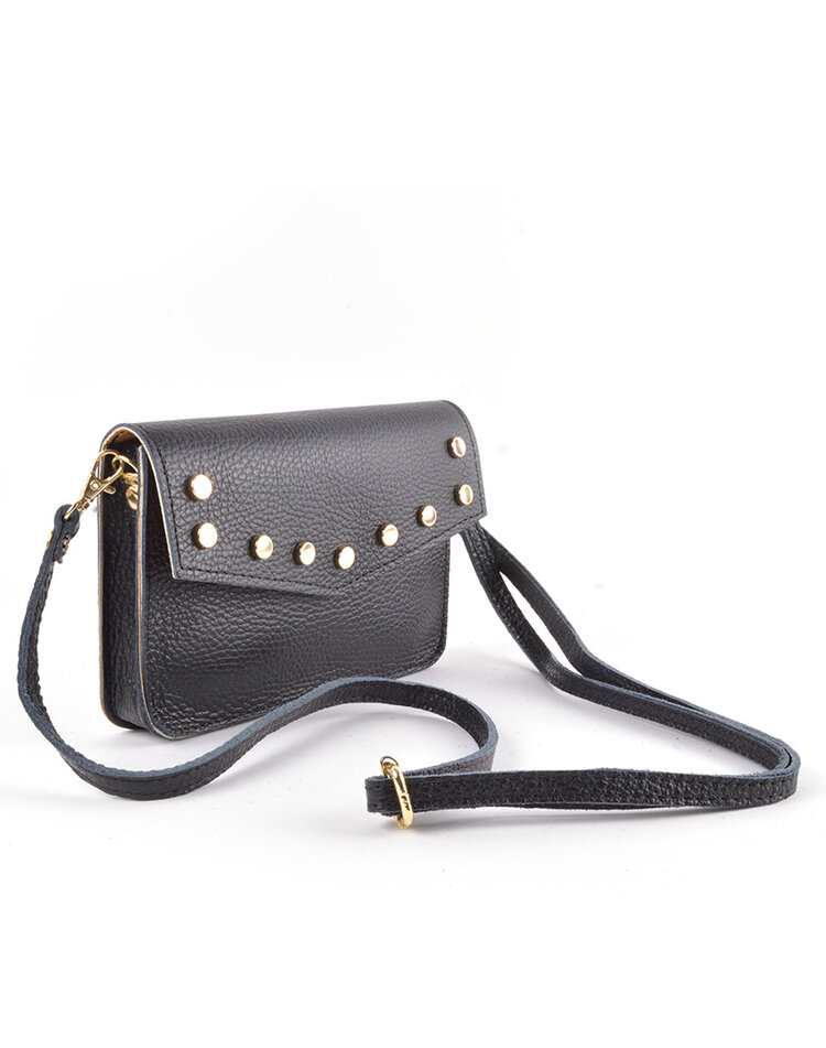 Kleine Leder-Schultertasche | Belt Bag | 9000582