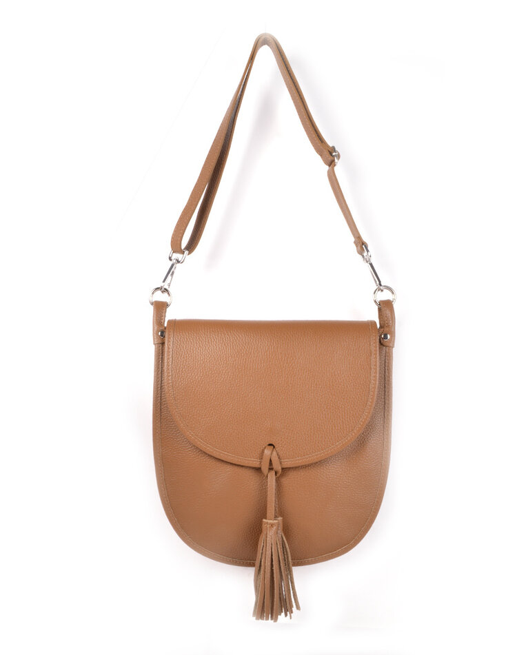 Leder-Schultertasche