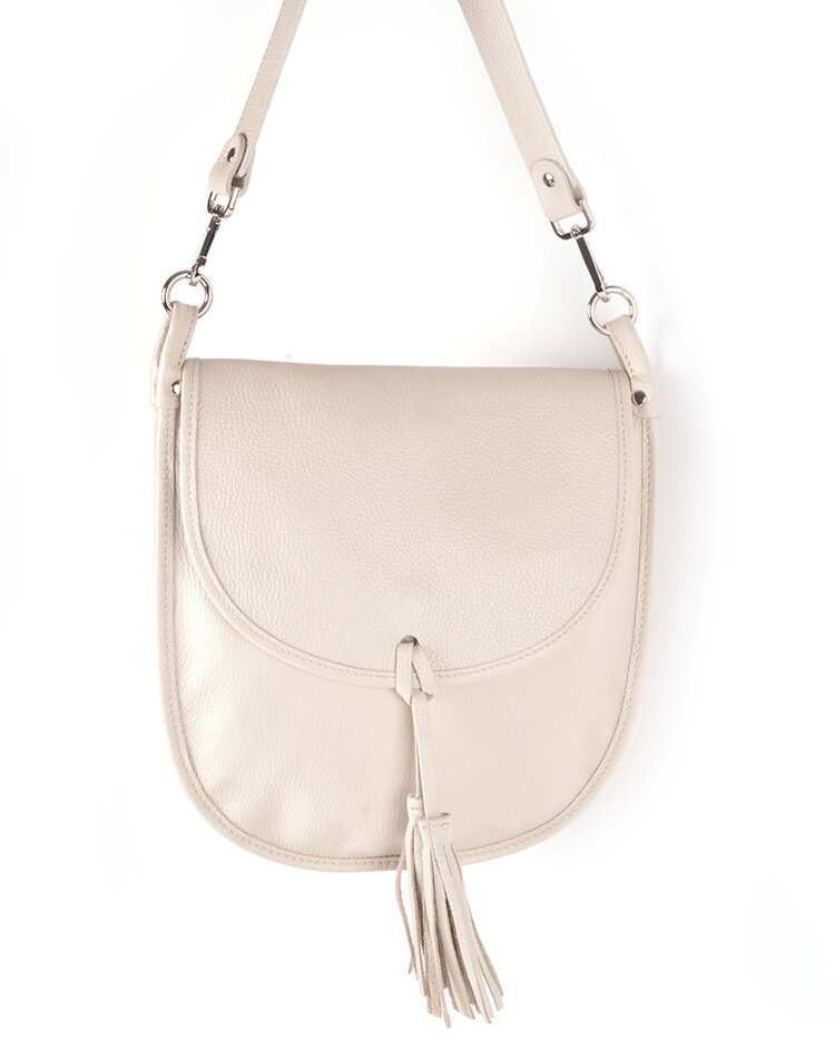 Leder-Schultertasche