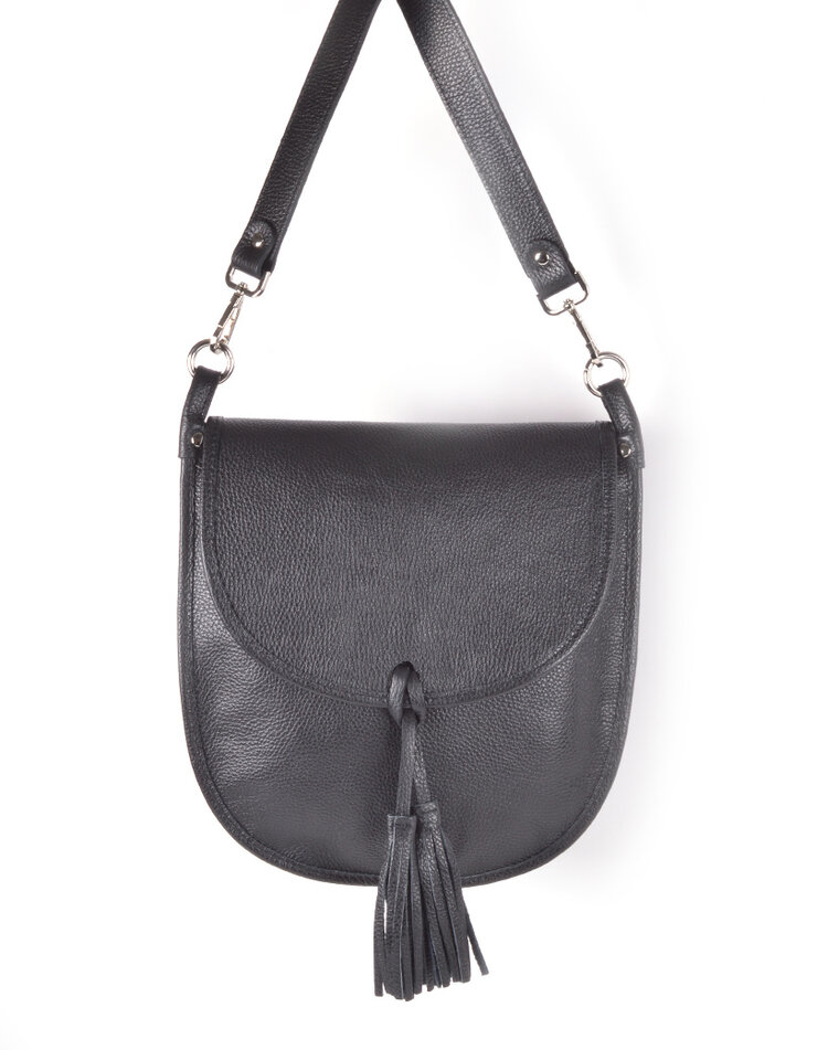 Leder-Schultertasche