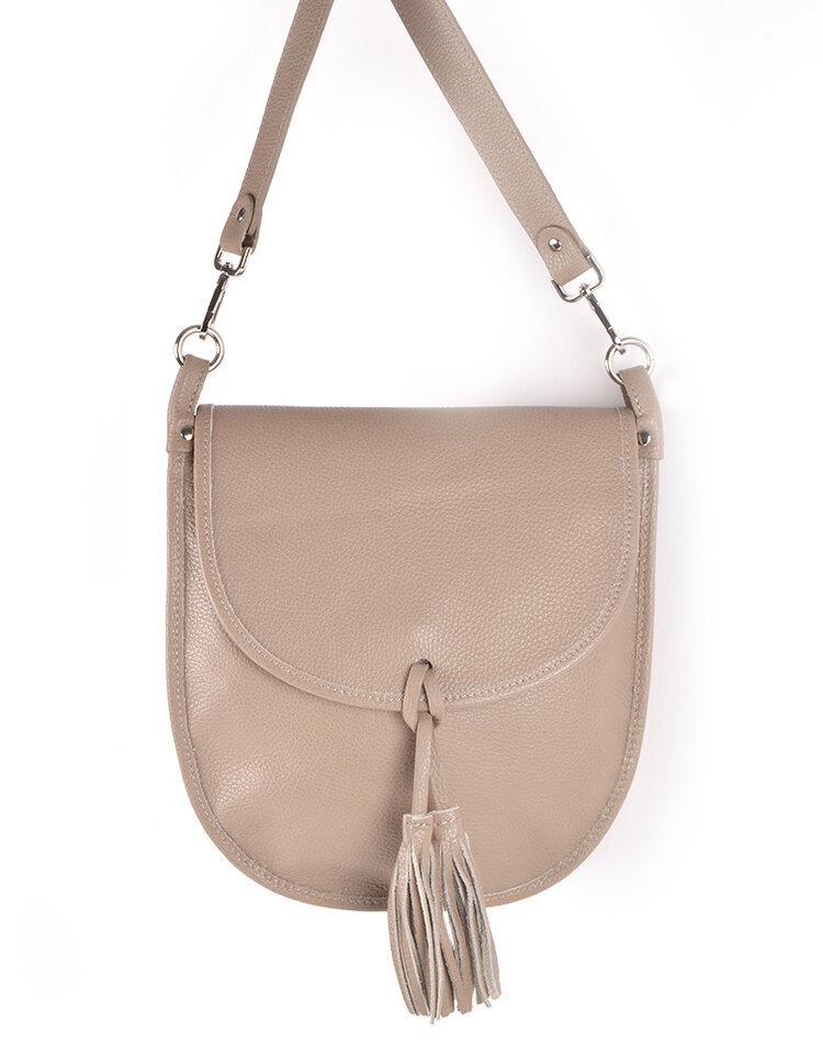Leder-Schultertasche