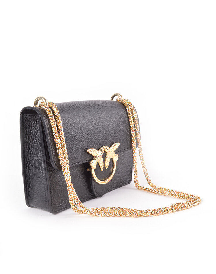 Leder-Schultertasche Vögel | 552827