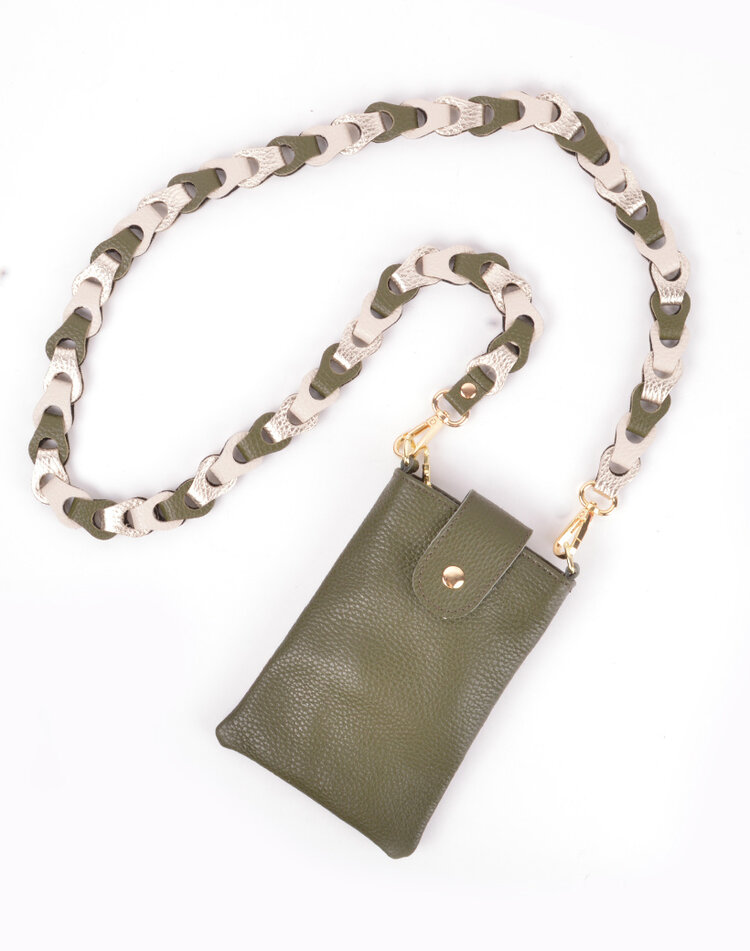 Bagstrap braided metallic