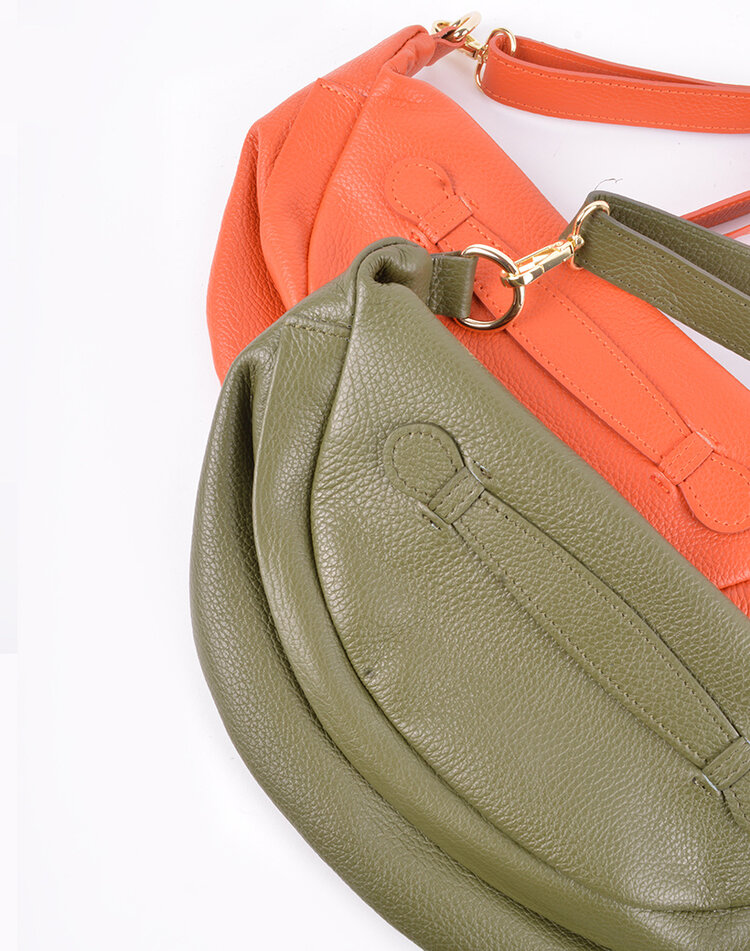 Lederen schoudertas of belt bag | 2-in-1 | 552498