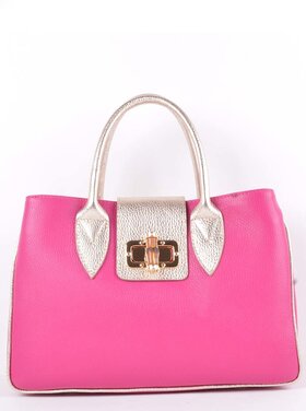Leather handbag | Combination color