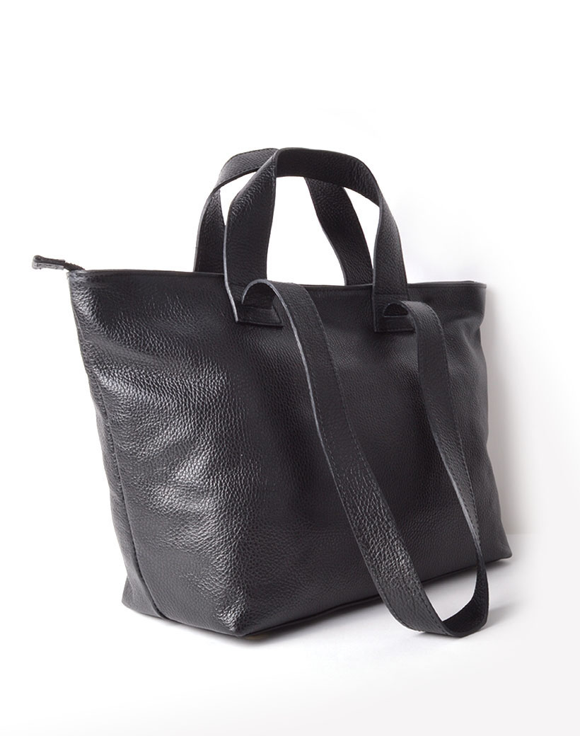 Lederen shopper, foto 2 van 6