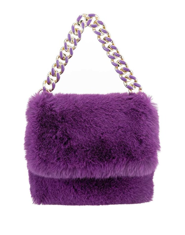 Artificial fur handbag | BO013