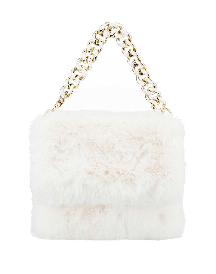 Artificial fur handbag | BO013