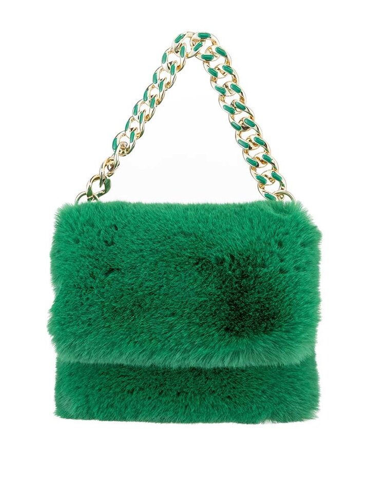 Artificial fur handbag | BO013