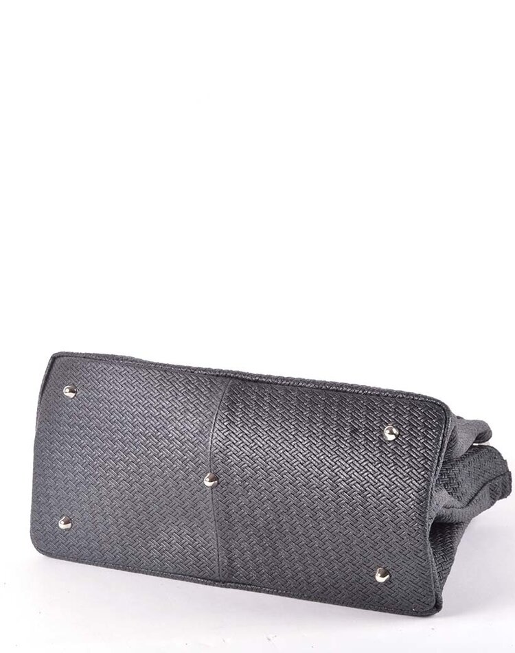 Lederen handtas | == | 552740