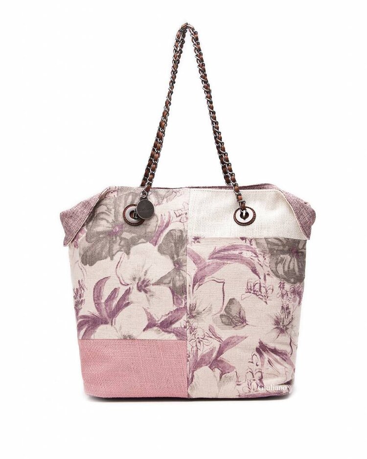 Canvas shopper | Floral print | 70034