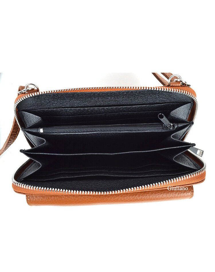 Leder-Geldbörse / Handytasche | 552637