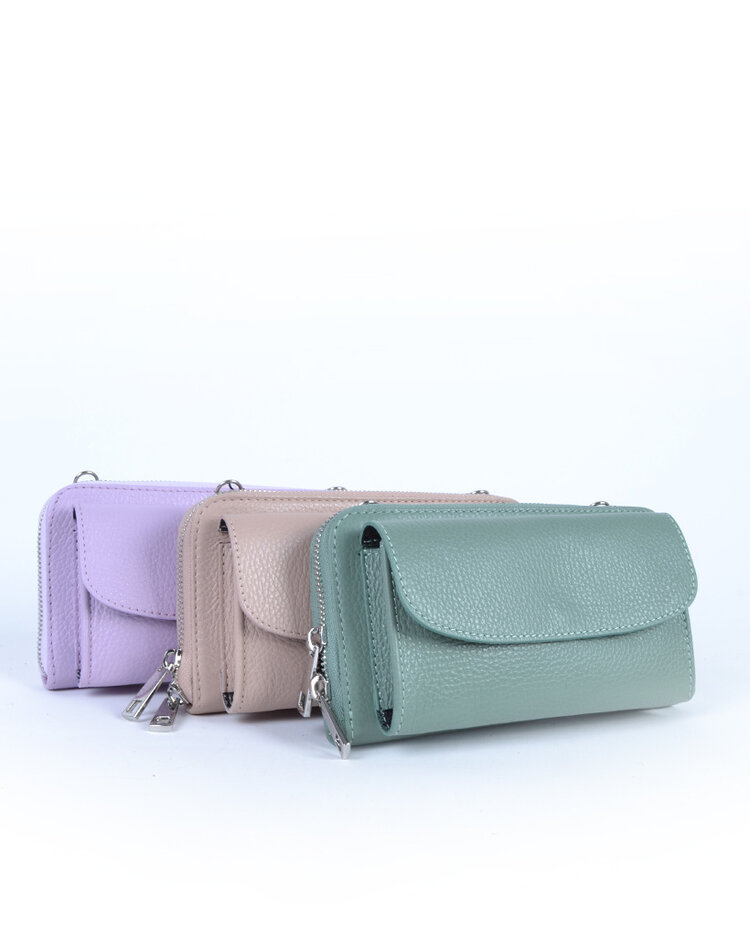 Leder-Geldbörse / Handytasche | 552637