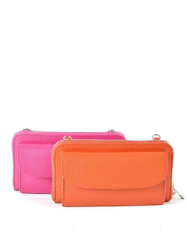 Lederen portemonnee / telefoontasje | 552637