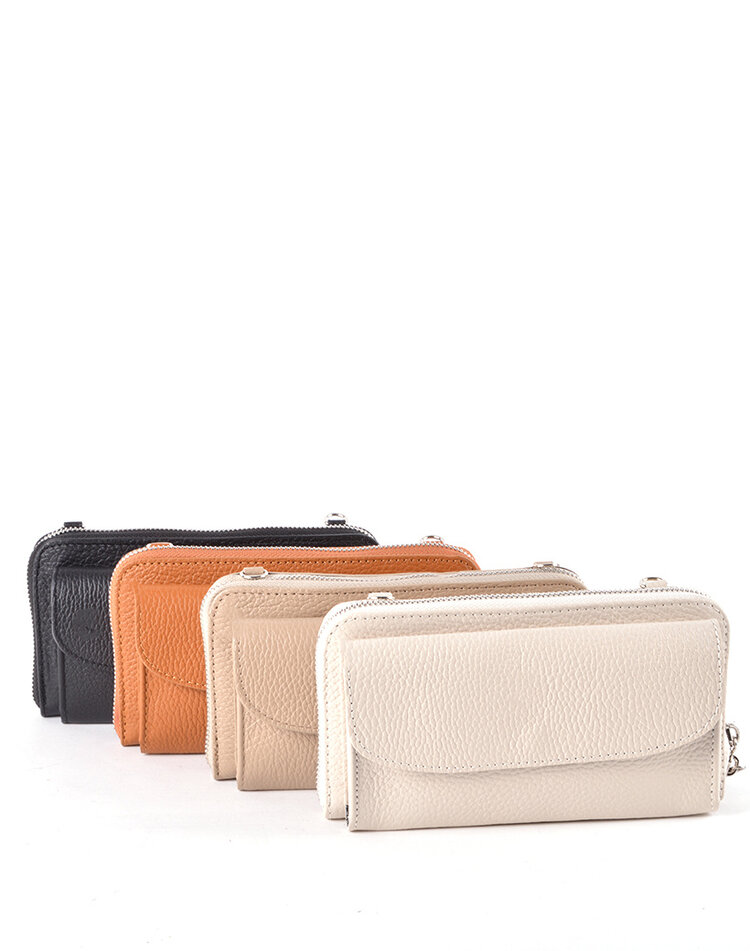 Leder-Geldbörse / Handytasche | 552637