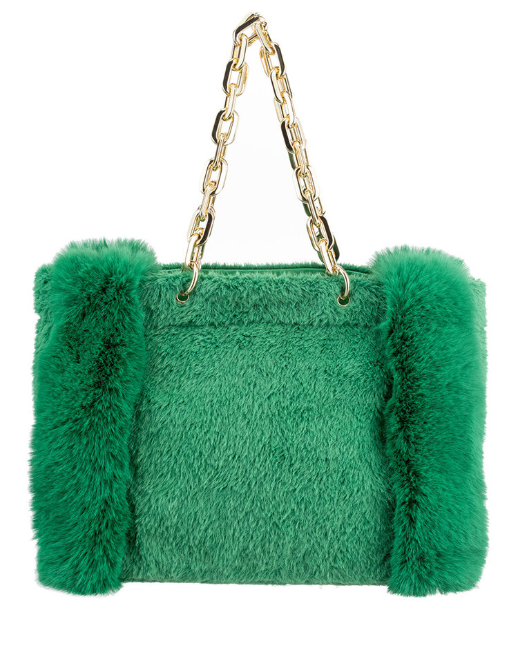 Artificial fur handbag | BO011