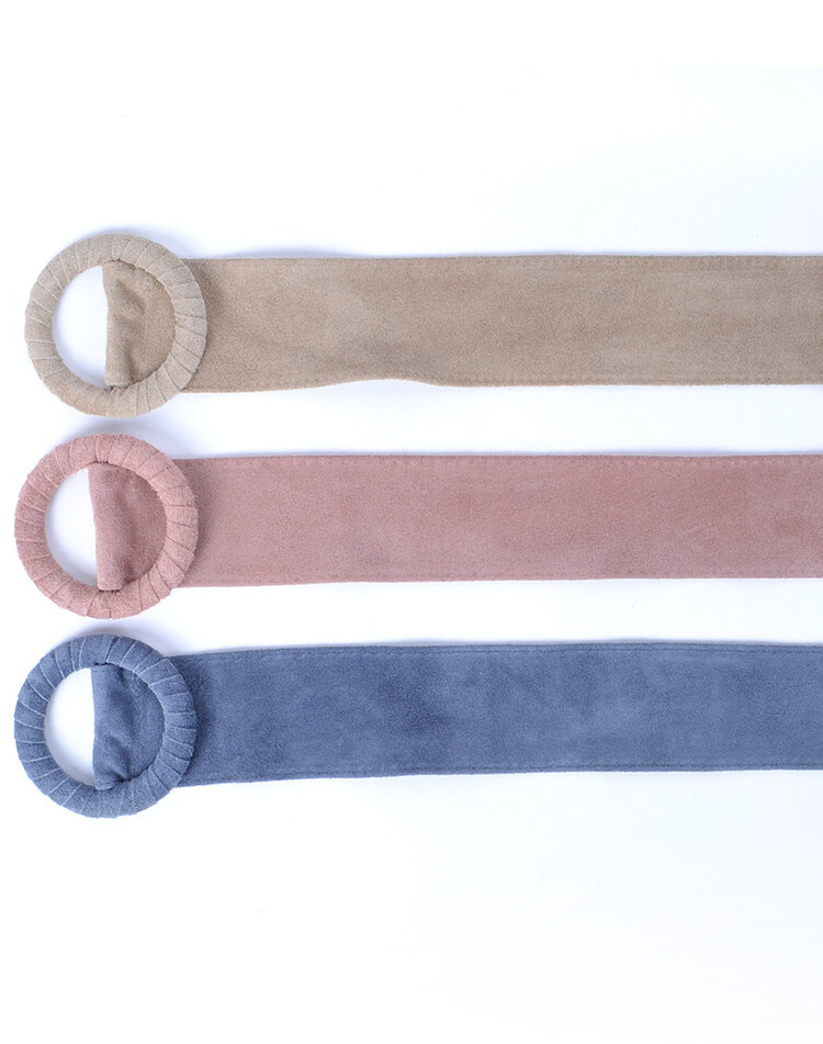 Suède riem 800048 Rond