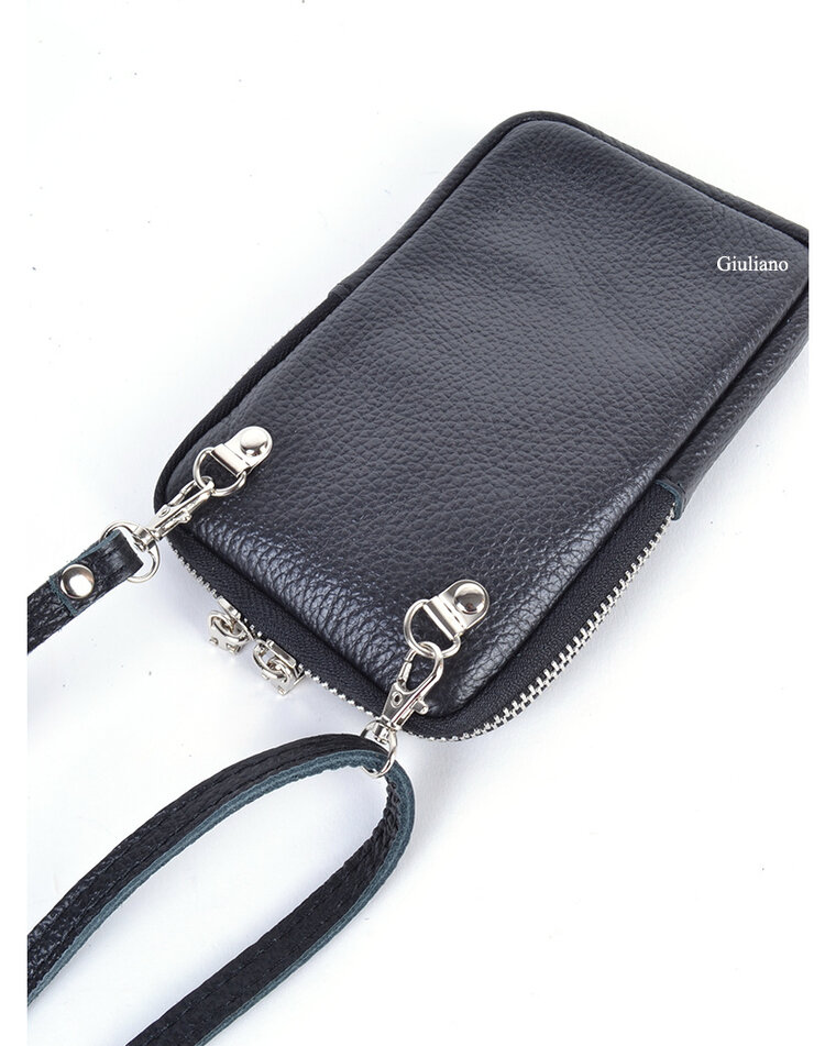 Kleine Leder-Schultertasche | Lang | 900041