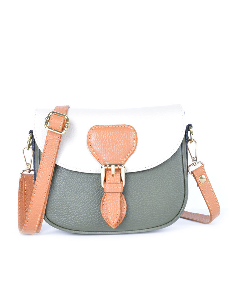 Leather shoulderbag multi color | 552793