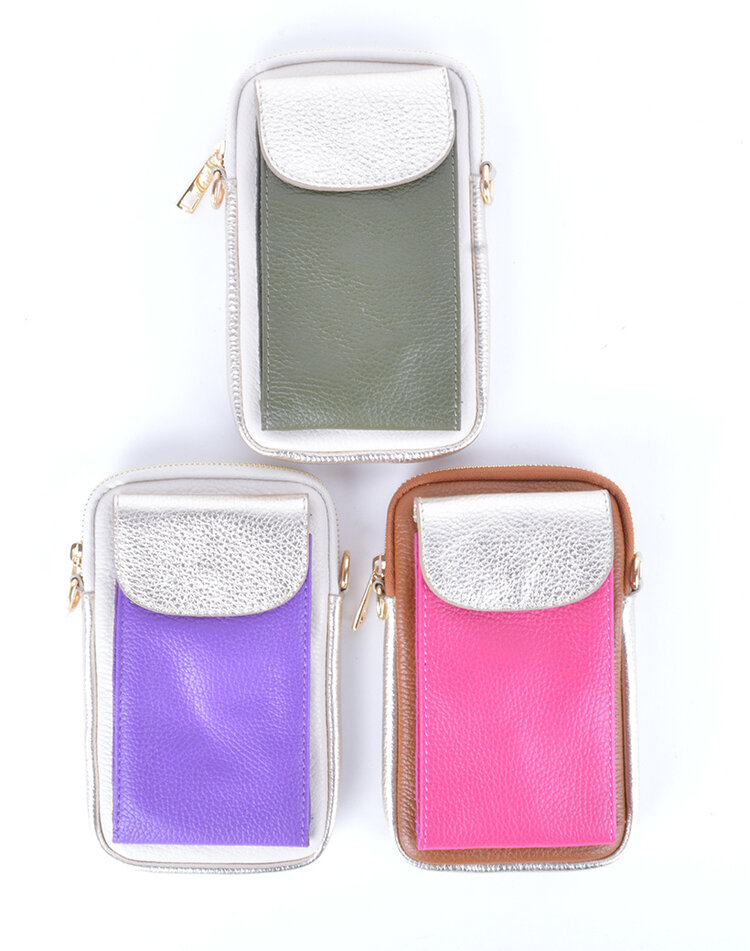 Lederen telefoontasje | 5527920