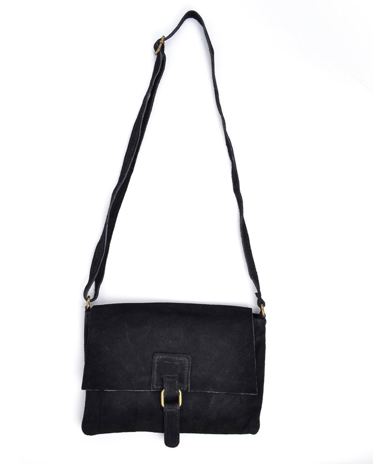 Kleine Wildleder-Schultertasche | 900051