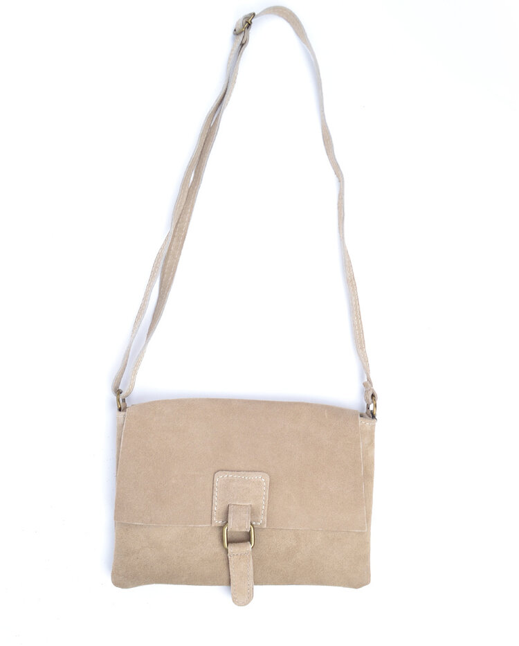 Kleine Wildleder-Schultertasche | 900051
