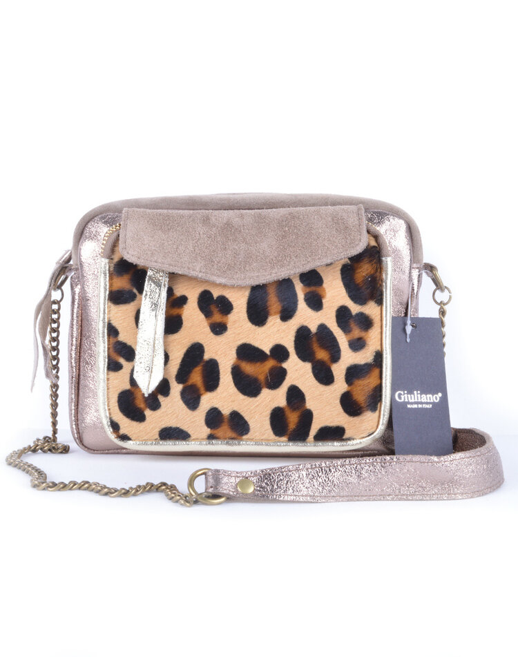 Leather shoulderbag  Panter | 552850