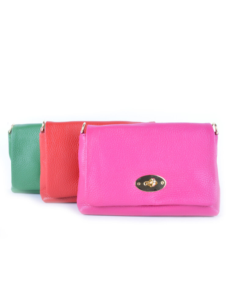 Leder-Schultertasche | 552705