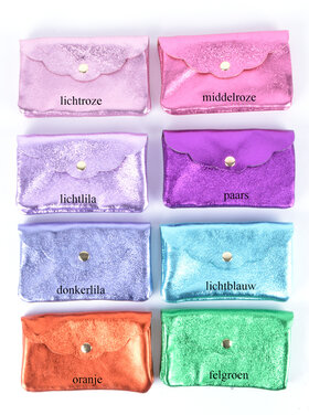 Leather wallet metallic  | 559088