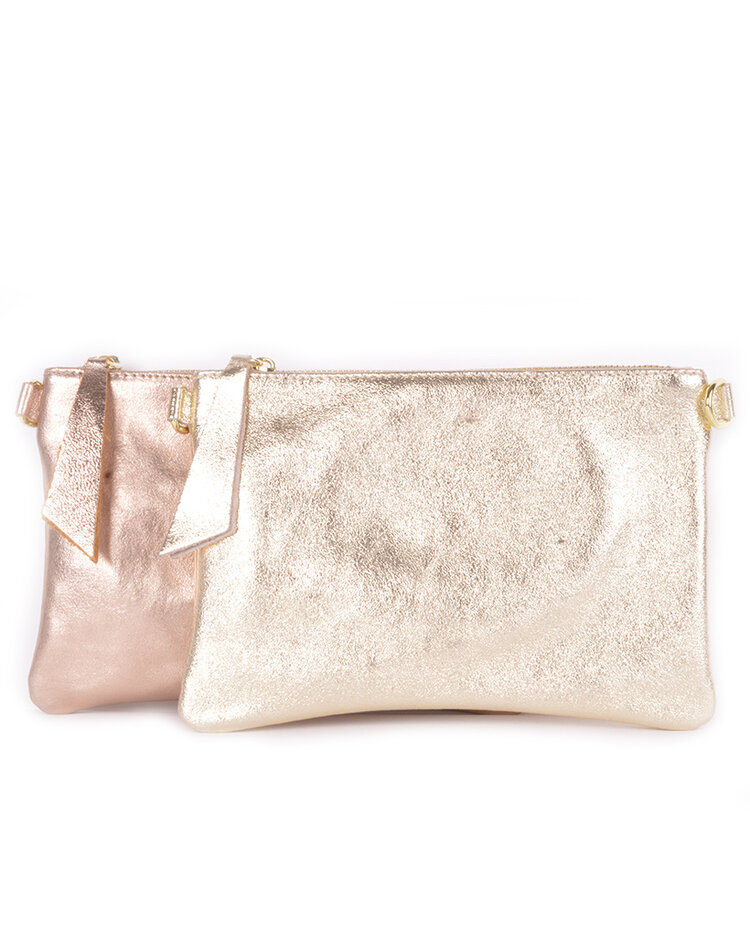 Suède  shoulderbag Metallic