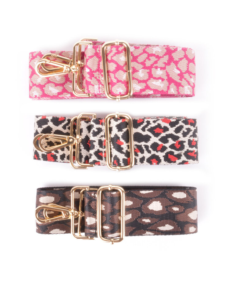 Schulterriemen | Gold | Leopard