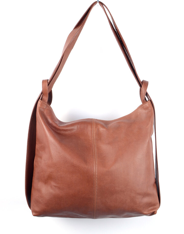Giuliano Leather  Gewaschene Leder-Handtasche / Rucksack | 552765