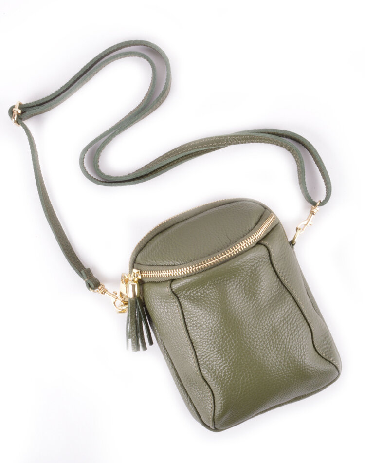 Leather shoulderbag | 552691