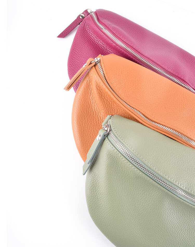 Leder-Schultertasche - 552840