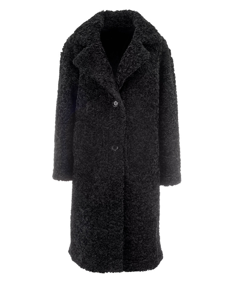 Teddy jas |  Omkeerbaar | CP032 | Black