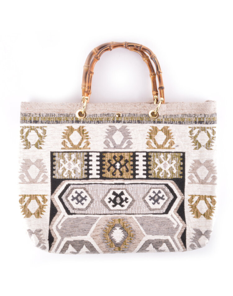 Teppich-Shopper Bambus