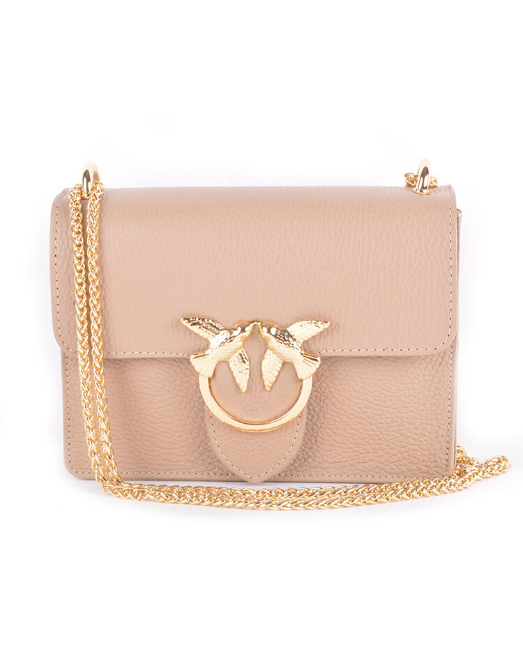 Leder-Schultertasche Vögel | 552827