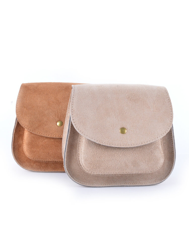 Wildleder-Schultertasche | 552862
