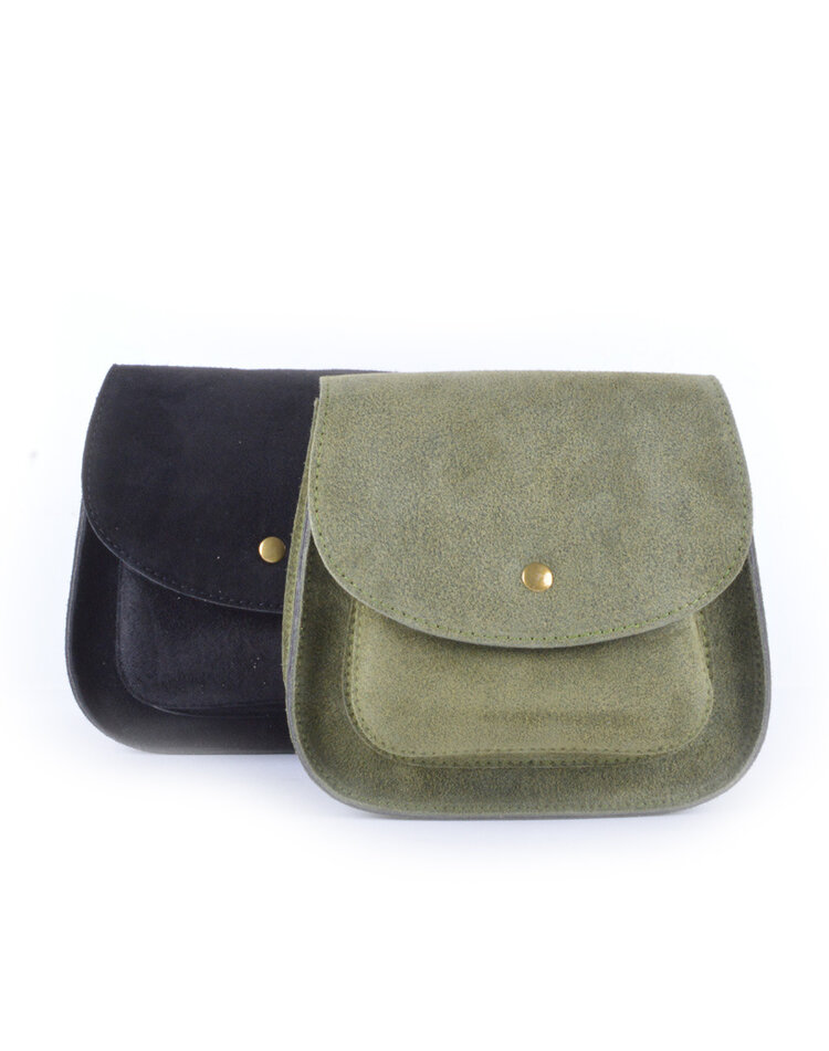 Wildleder-Schultertasche | 552862