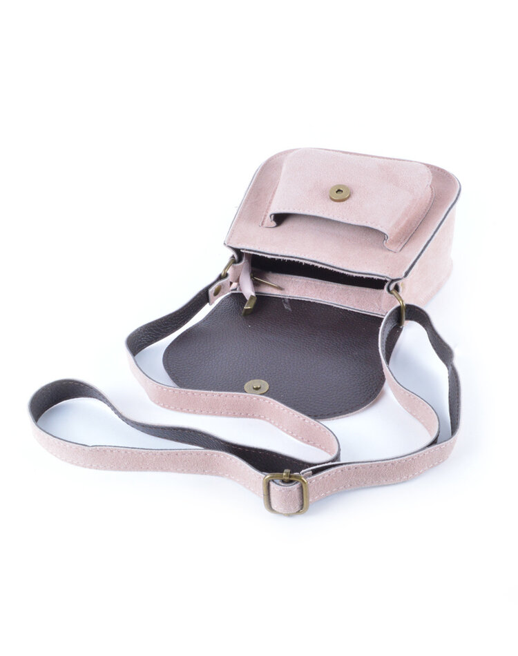Wildleder-Schultertasche | 552862